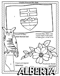 Canadian Province Alberta On Crayola Com Canadian History Alberta Flag Homeschool Social Studies