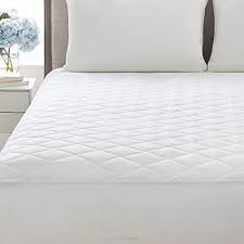 Linenspa Plush Microfiber Mattress Pad Hypoallergenic Fill Deep Pocket Fitted Skirt Full For Product Price In Mattress Pad Cover Mattress Pad Mattress