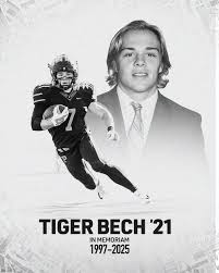 Repost from @princetonftbl • Princeton Football mourns the loss of Tiger  Bech '21. Our thoughts and prayers go out to his family and to all of the  victims of the Bourbon Street attack.