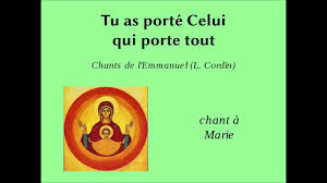 Tu As Porte Celui Qui Porte Tout Youtube