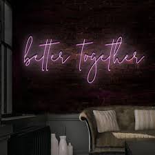 Join host laurie crouch and friends as they sit down for fun, faith and some powerful conversations about relevant issues all women talk about. Neon Schriftzug Better Together In Pink Vonrock Eventverleih Mobel Co Mieten In Deutschland Schweiz