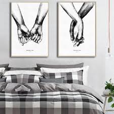 Modern Couples Sweet Love Abstract Canvas Paintings Sketch Poster And Print Wall Art Pictures For Bedr In 2020 Wall Art Pictures Canvas Art Wall Decor Bedroom Wall Art