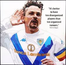Roberto baggio is a former footballer from italy. 003 Roberto Baggio Italy Super Star Soccer Football Player 22 X14 Poster Kunstplakate Scribeemr Antiquitaten Kunst