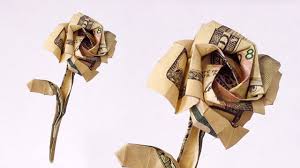 =) today we make an amazing money flower. How To Make A Rose From A 100 Dollar Bill Youtube