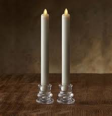 Luminara Moving Flame Led Taper Candles Pair Indoor Unscented Ivory Wax 15 16 X 8 Remote Luminara Candles Candles In Fireplace Diy Candles Scented