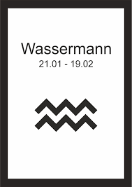 Geld und eine angemessene position sind seine ziele und davon bringt ihn auch keine heisse affäre mit einem wassermann ab. Kunstdruck Sternzeichen Wassermann Kunstdrucke Dekoration Livingstyle Wanddesign