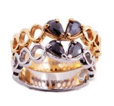 Forever A Day Widows Ring Two Black Teardrops Form A Broken Heart Stainless Steel So Where It Anywhere And All Comfort Fit Wedding Band Rings Platinum Color
