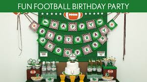 How i decorated for a football themed birthday. Football Birthday Party Ideas Birthday Celebration