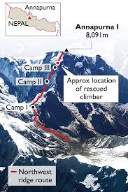 Dr chin, 49, was reported missing while descending mount annapurna on april 23. Climber Rescued After Two Days Near Summit Of Annapurna With No Shelter World The Times