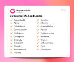 21 Qualities of a Good Leader: A Self-Assessment
