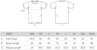 Size Guide Malmalo Apparel