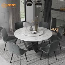 Find your table the perfect match with dining chairs in your taste. Affordable Luxury Marble Dining Set Round Metal Table And 4 Dining Chairs China Dining Chair Marble Dining Table Made In China Com