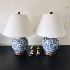 Check spelling or type a new query. Ralph Lauren Home Mandarin Blue Floral Ginger Jar Porcelain Etsy Table Lamp Sets Lamp Sets Ginger Jars