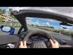 2020 Lamborghini Huracan Evo Spyder Pov Drive 3d Audio Asmr Youtube Lamborghini Huracan Spyder Pov