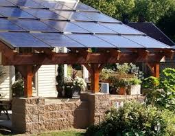 Solar Patio Cover Home Design Ideas Pictures Remodel And Decor Solar Panels Roof Solar Panels Solar Patio