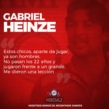 FRASES] 🇦🇹 Seguimos con el ciclo de Gabriel Heinze y algo que siempre  dejó marcado, fue su manera de proteger al plantel y declarando a base de  fútbol ⚽ ¡#NSDAJ!