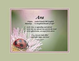 The Daily Boo Ava Name Meaning History Names With Meaning Ava Name Baby Birthday Party Girl