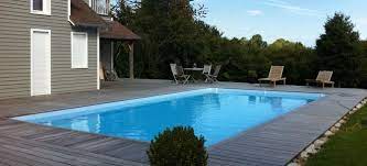 rectangular wood pool inground and semi buried wood pools piscine bois rectangulaire piscine bois piscine bois enterree