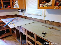 white concrete countertops