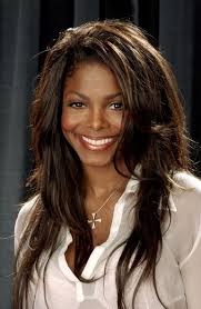 Janet's gorgeous long hair has a few long layers towards the ends and shorter tresses to create casual face framing highlights. Janet Jackson Hairstyles Essence