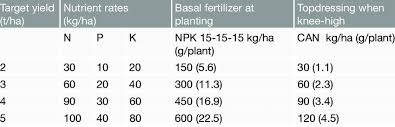 We did not find results for: Examples Of Basal And Top Dressing Fertilizer Options For Maize Grown Download Table