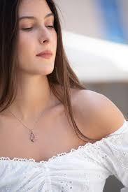 Collier à main Hamsa rose, Pendentif Hamsa en argent sterling, filigrane  d'argent rose, Collier Hamsa rose, bijoux Judaica, Cadeau Bat Mitzva