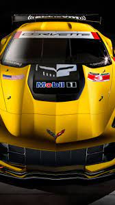 720x1280 Chevrolet Corvette C7 R Gt2 Sports Car Yellow Wallpaper Carros Carros Esportivos Esportes