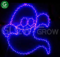 Wholesale Halloween Fried Hair Purple Cat Motif LED Fairy Light with Iron  Steel for Home Hour Commercial Decoration