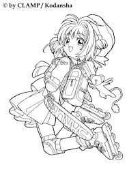 Coloriage De Sakura Coloriage De Sakura En Rollers Coloriage Coloriage Manga Livre De Couleur