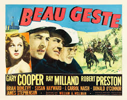 Movie Poster Beau Geste 1939 Gary Cooper Susan Hayward Donald O Connor
