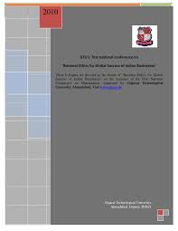 Pdf Factors Affecting Ethical Decision Making Of Employees In An Organization