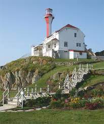 Cape Forchu Lighthouse Lighthouse Yarmouth Nova Scotia Beautiful Lighthouse