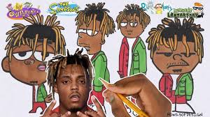 His father remained largely absent from his life. Draw Juice Wrld In 4 Different Styles Cartoon Art Cartoon Drawings Rapper Art