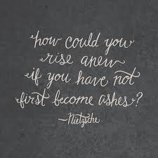 You Must Be Ready To Burn Yourself In Your Own Flame How Could You Rise Anew If You Have Not First Become Ashes Nietzsche Quotes Phoenix Quotes Nietzsche