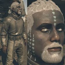 What's your character look like, and what's their mini story? This guy's  name is Cryos Frostburn. His mom was unknowingly pregnant when she went  into cryo sleep, so he ended up like