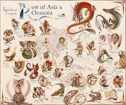 Map Shares Every Country S Most Famous Mythical Creature Nerdist