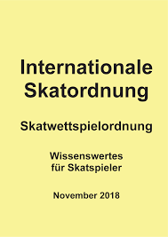 Wir bemühen uns um einen alternativtermin zu einem späteren das präsidium des dskv hat bereits in seiner beratung am 17.04.2021 entschieden, die folgenden veranstaltungen im jahr 2021 abzusagen Anderungen Der Internationalen Skatordnung Isko