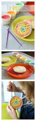 Tie Dyed Painted Toast Is An Art