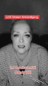 LIVE zu vermisst: Mandy Müller (18) verschwunden aus Celle, Niedersachsen,  Vermisstenfall aus 2008 @Mario.Mueller #aktuell #vermisstenfall  #vermissteperson #mandymüller #mandy #vermisst #livestream ...