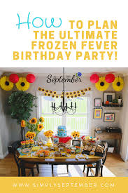 I started working on her party about 3 months ago, but i only really focused on it about a month ago and i still had so, for this birthday party, i mixed some bought stuff with other handmade. How To Plan The Ultimate Frozen Fever Birthday Party Simply September