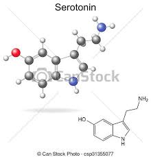Model Ve Kimyasal Formulu Serotonin Stok Illustrasyon Stok Illustrasyon Royalty Free Cizimler Stok Klip Art I Serotonin Serotonin Molecule Chemical Formula