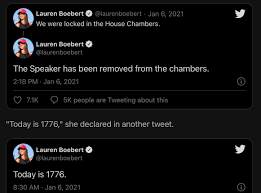 Leftists don't like my 'building back better' tweet because it's true, boebert told the daily caller of her reference to president joe biden's campaign. Southern Sister Resister Wordsmith Iamthestorm On Twitter It S Time To Ask How Deep Is The Conspiracy To Overthrow The Us Government At 8 30 Am On January 6 Rep Lauren Boebert Tweeted