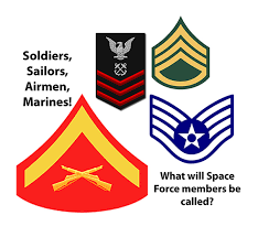 The space force's first member was sworn into office on january 14. Wanted Ideas On Space Force Members Name Ranks Aerotech News Review