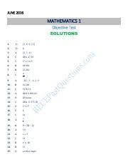 Care has been taken to solve the questions in such a way that students can understand each and every step. Bece Past Questions Answers Maths 2016 Part 1 Answers Pdf June 2016 Mathematics 1 Objective Test Solutions 1 D 3 6 9 12 2 D 8 3 A 2 3 4 4 C Ghc 47 50 Course Hero