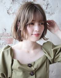 スッキリ肩上ボブの外ハネスタイル tk １６２ ヘアカタログ 髪型 ヘアスタイル afloat アフロート 表参道 銀座 名古屋の美容室 美容院 ボブ ヘアスタイル ヘアカット ミディアム