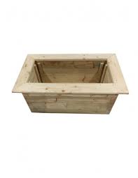 The most common garden planter box material is wood. Large 2x1ft Heavy Duty Planter Boxes Solid Garden Timber Plant Boxes