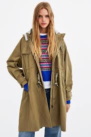 Zara Dan 2 Kapusonlu Oversize Trenckot Resmi Kapusonlu Trenckot Zara