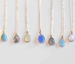 Small Stone Pendants