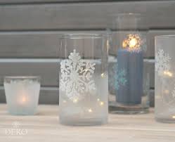 Perfekter frost effekt auf gläsern flaschen plastik kugeln oder ähnlichen artikeln. Diy Wunderschone Winterliche Kerzenglaser Deko Kitchen