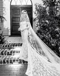 Shop Wedding Dresses Similar To Hailey Bieber S Popsugar Fashion Australia Off White Wedding Dresses Celebrity Wedding Gowns Dream Wedding Dress Lace